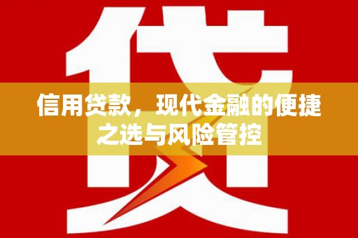 澧县信用贷款，现代金融的便捷之选与风险管控