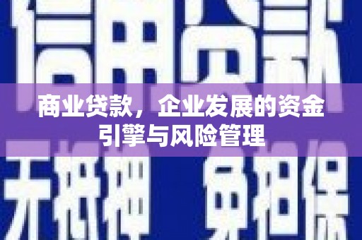 澧县商业贷款，企业发展的资金引擎与风险管理