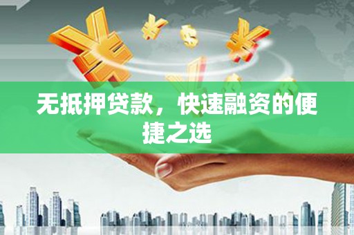 澧县无抵押贷款，快速融资的便捷之选