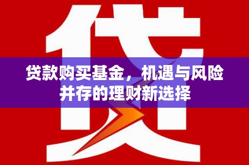 澧县贷款购买基金，机遇与风险并存的理财新选择