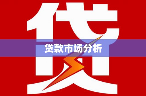 澧县贷款市场分析
