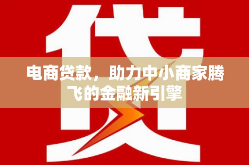 澧县电商贷款，助力中小商家腾飞的金融新引擎