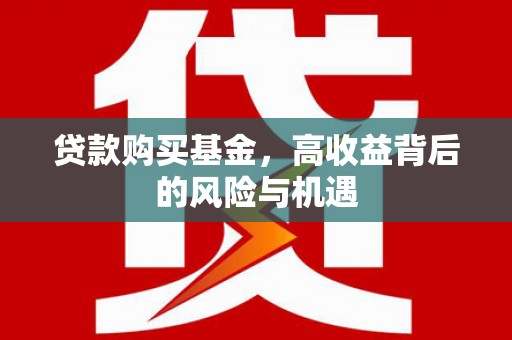 澧县贷款购买基金，高收益背后的风险与机遇