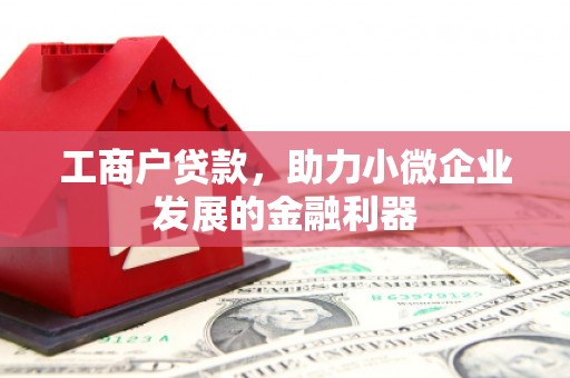 澧县工商户贷款，助力小微企业发展的金融利器