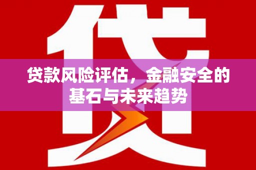 澧县贷款风险评估，金融安全的基石与未来趋势