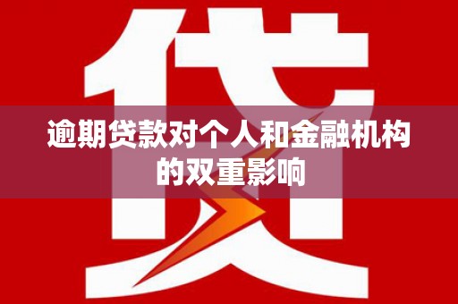 澧县逾期贷款对个人和金融机构的双重影响