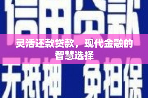 澧县灵活还款贷款，现代金融的智慧选择