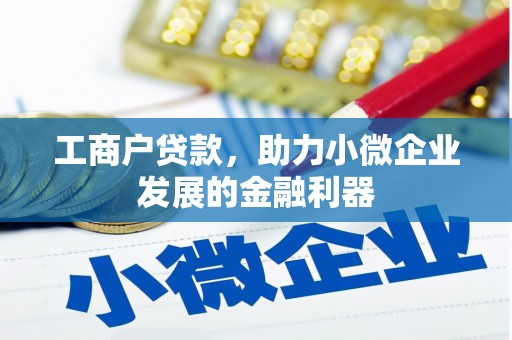 澧县工商户贷款，助力小微企业发展的金融利器