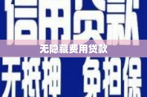 澧县无隐藏费用贷款