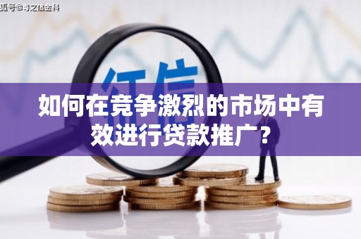澧县如何在竞争激烈的市场中有效进行贷款推广？