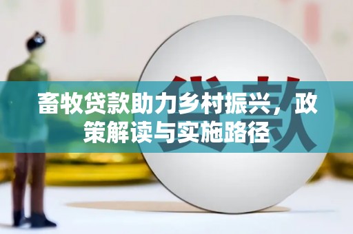 澧县畜牧贷款助力乡村振兴，政策解读与实施路径