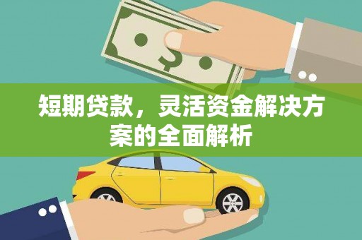 澧县短期贷款，灵活资金解决方案的全面解析