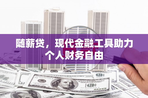 澧县随薪贷，现代金融工具助力个人财务自由
