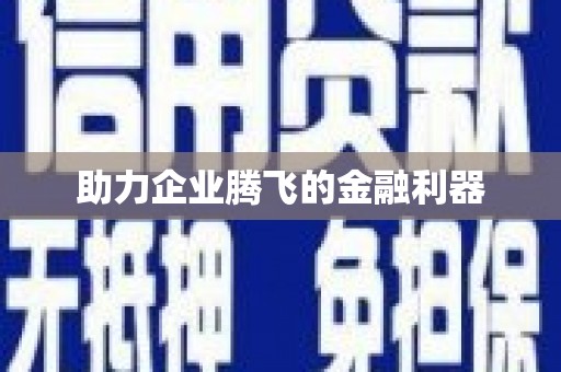 澧县助力企业腾飞的金融利器