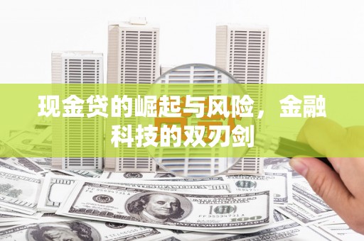 澧县现金贷的崛起与风险，金融科技的双刃剑