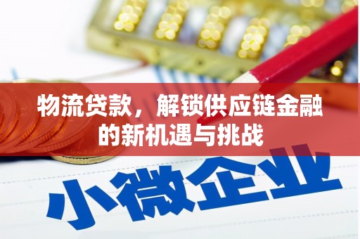 澧县物流贷款，解锁供应链金融的新机遇与挑战
