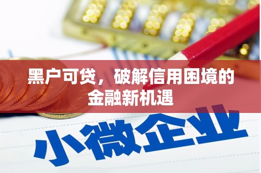 澧县黑户可贷，破解信用困境的金融新机遇