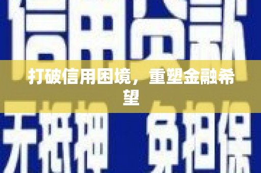 澧县打破信用困境，重塑金融希望
