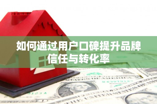 澧县如何通过用户口碑提升品牌信任与转化率