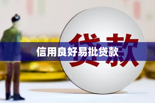 澧县信用良好易批贷款