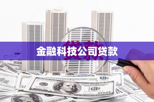 澧县金融科技公司贷款