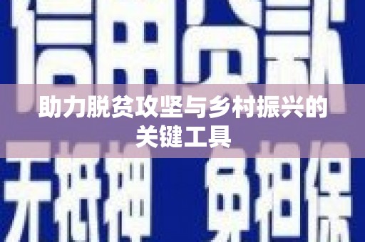 澧县助力脱贫攻坚与乡村振兴的关键工具
