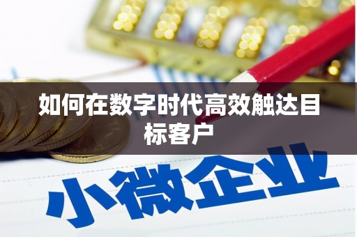 澧县如何在数字时代高效触达目标客户