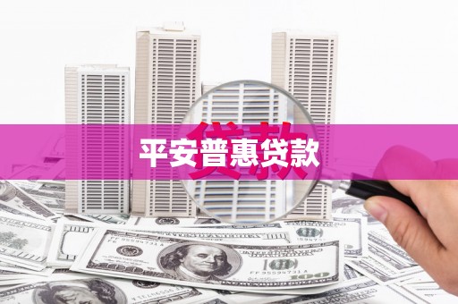 澧县平安普惠贷款