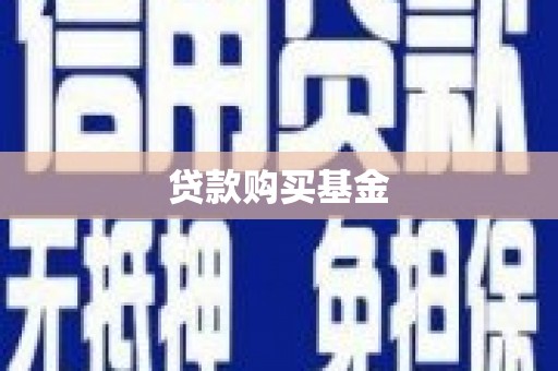 澧县贷款购买基金
